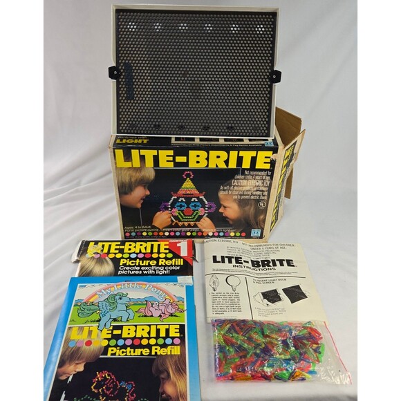 Lite Brite‎ 1981 Version Works with My Little Pony Refill & Picture Refill - Picture 1 of 16